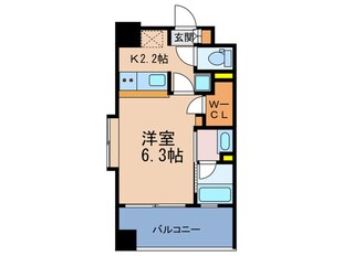 Gate Court Osaka Fukushimaの物件間取画像